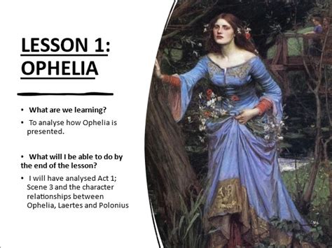Ophelia's Soliloquies: Tracing the Evolution of Her Character